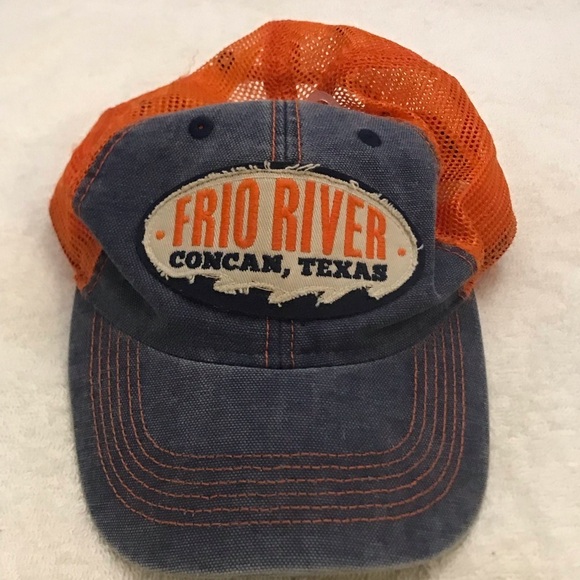 Legacy Adjustable Frio River Snapback Blue & Orange Cap - Picture 1 of 13